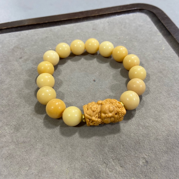 A76菩提圆珠卡1.2度母款单圈手串（底色多样，发其一）