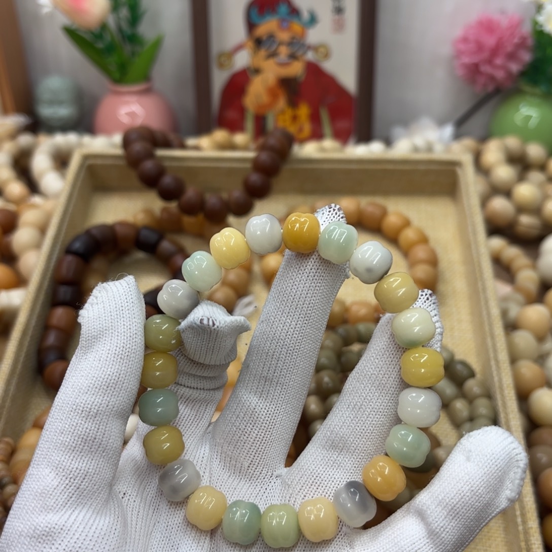 菩提根/象牙果吊坠水磨汉堡259