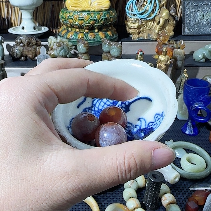 瓷片瓷器摆件瓷器工艺摆件的啊
