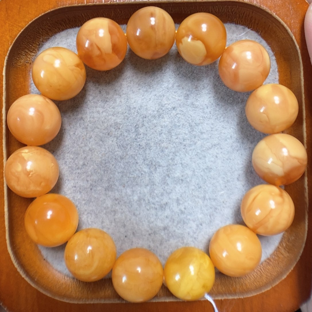 蜜蜡手串未镶嵌蜜蜡手串