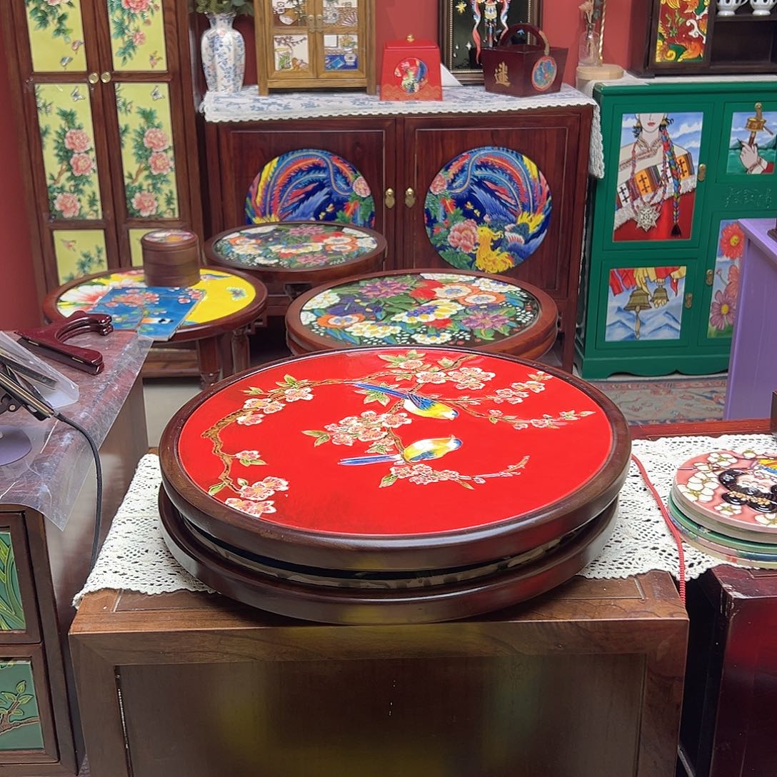A***n手工艺品琉璃好看的喜上眉梢