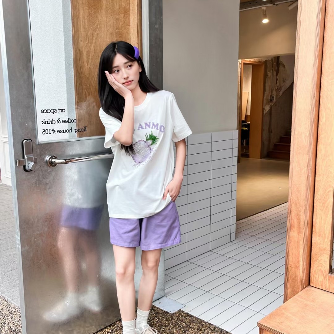 重工艺女休闲T恤