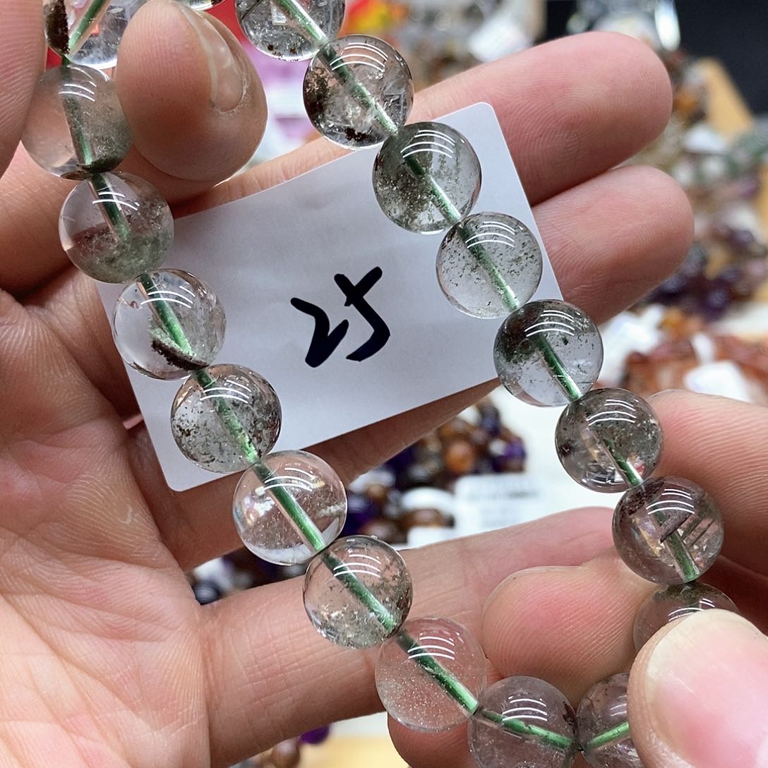 水晶手串未镶嵌天然