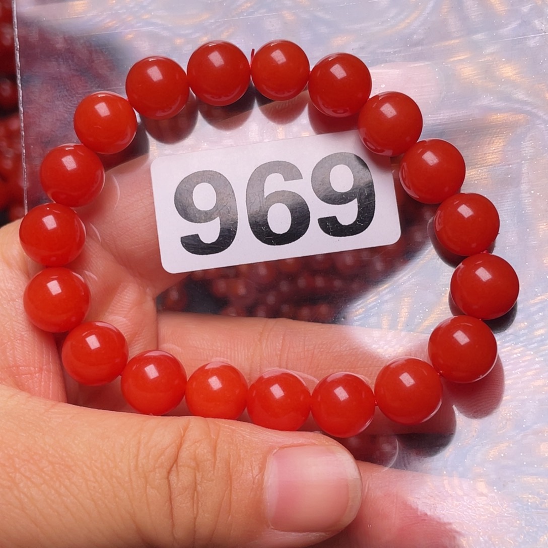 茉***花南红玛瑙未镶嵌手链