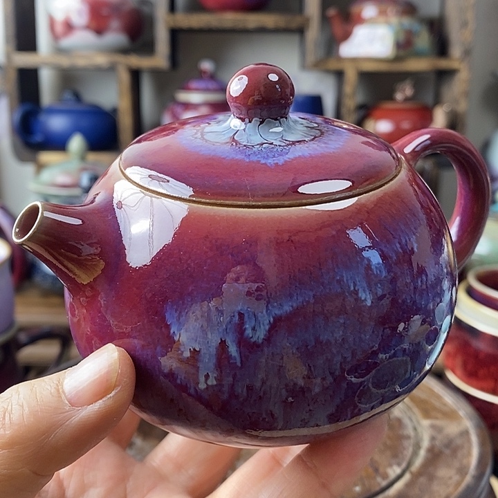 中国神后钧瓷茶具