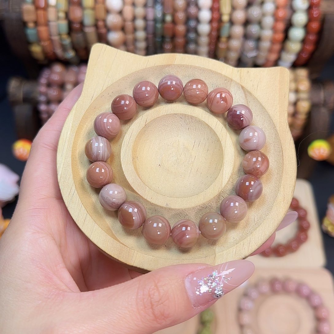 玛瑙/玉髓手串未镶嵌18