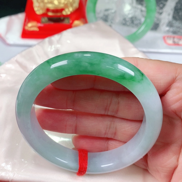 未镶嵌手镯翡翠  编号ZD1254 正圈56+