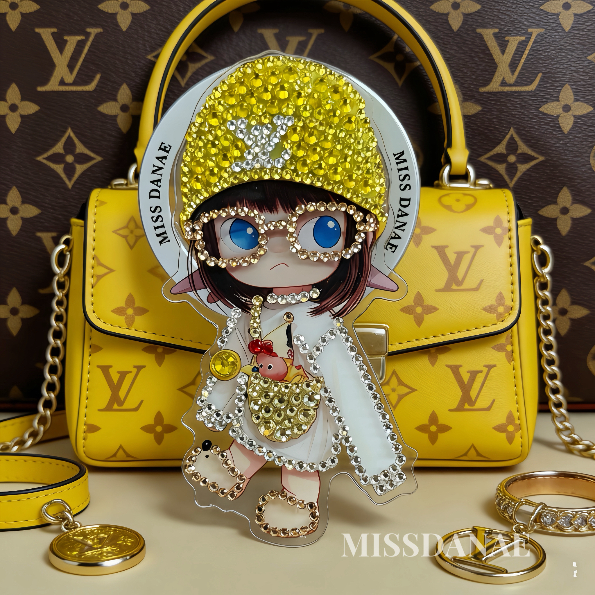 【小鸡黄系列-直立支架】支架适用于安卓 苹果 磁吸款