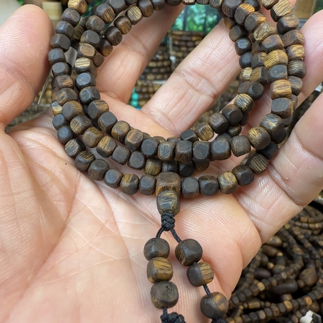 手串沉香沉水浮四方珠多圈发一