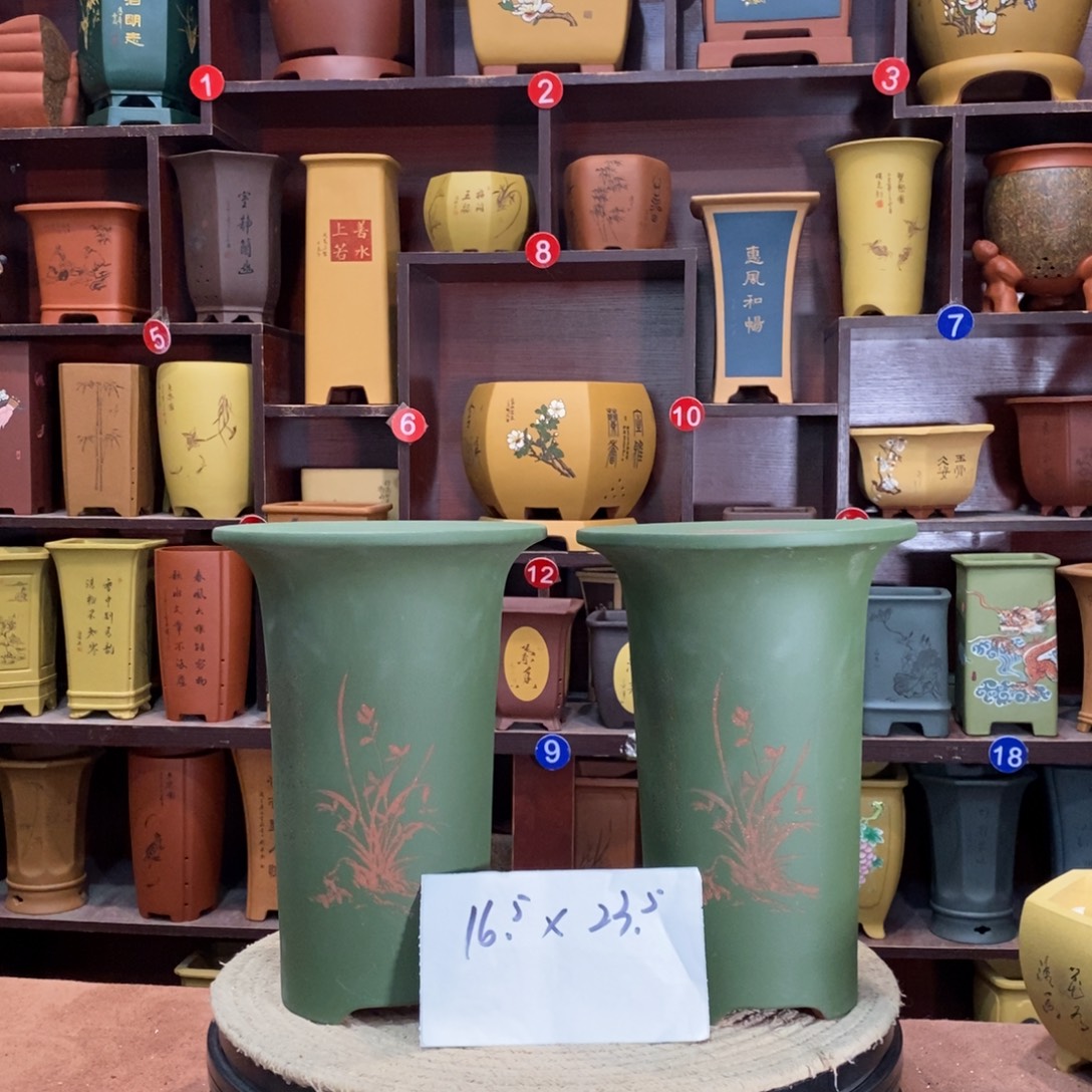 紫砂艺术紫砂花盆