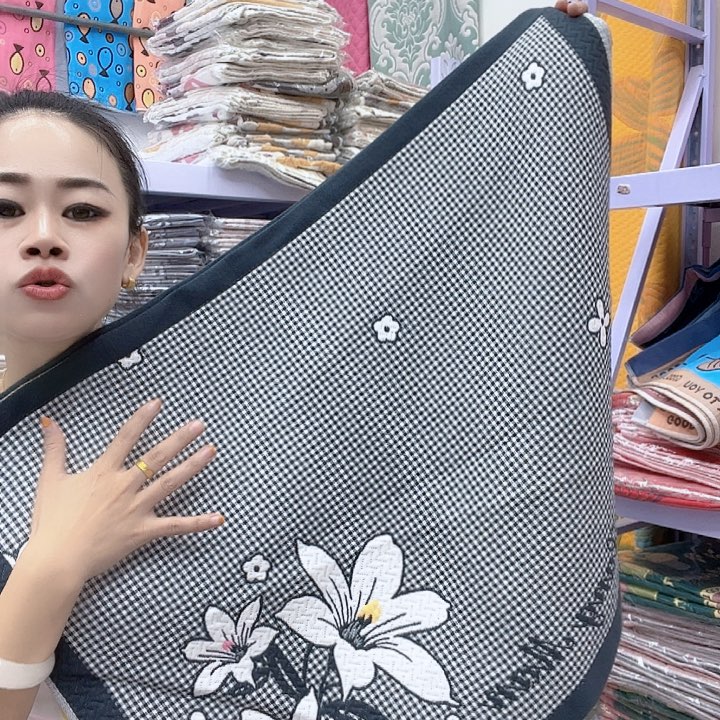 棉灰色大花纯棉纱布