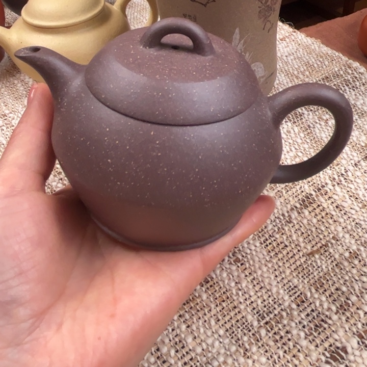 紫砂茶壶合福 260cc 四号井 紫金砂 无添加