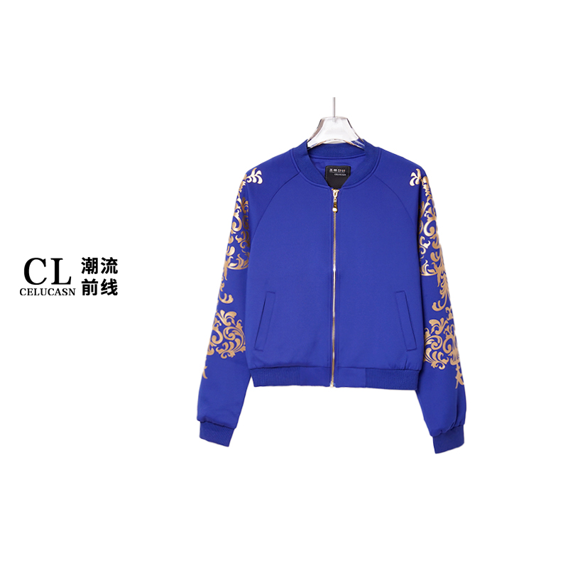 S4PBZ0282#国风新款设计感夹克POLO领保暖上衣潮流外套