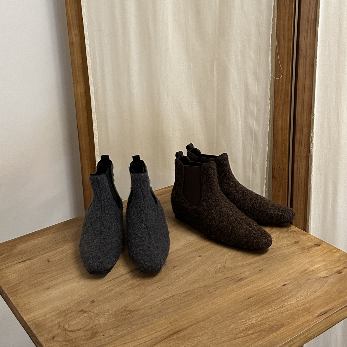 暖绒裹满热乎气！25FW 小卷卷毛加绒内增高4cm短靴鞋 女299-5