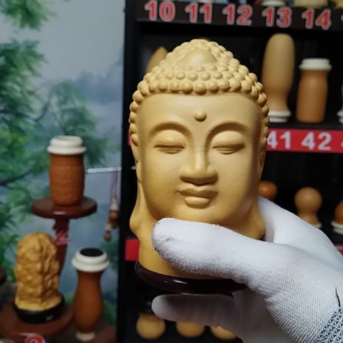 宝***爷范制葫芦摆件佛头