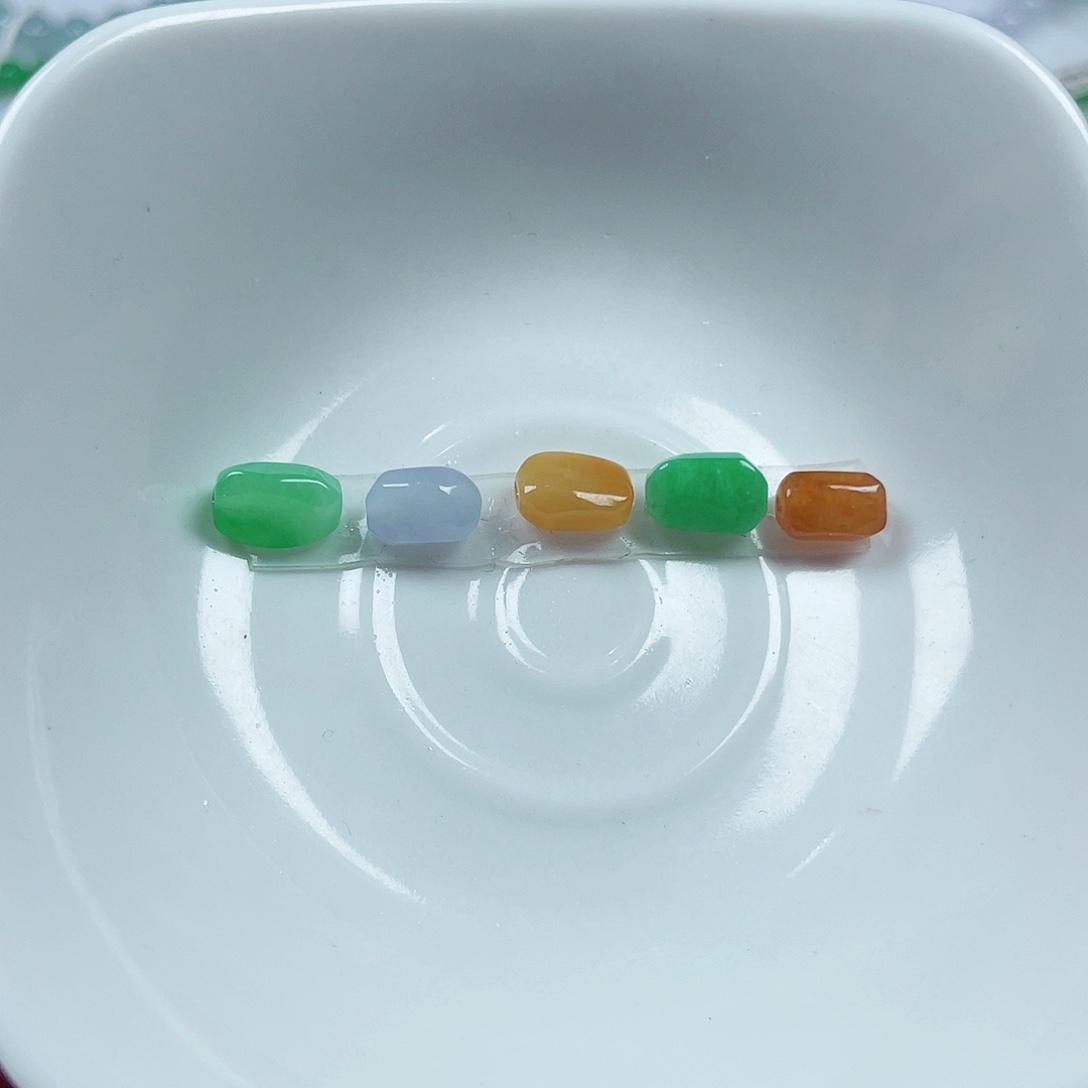 翡翠未镶嵌手链天然缅甸翡翠A卡9