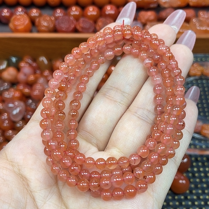 玛瑙/玉髓未镶嵌颈饰多圈