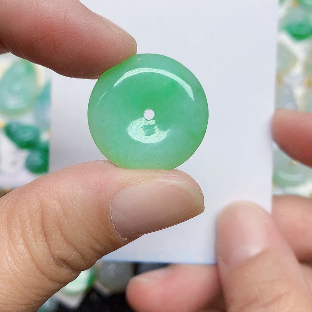 翡翠未镶嵌颈饰456788