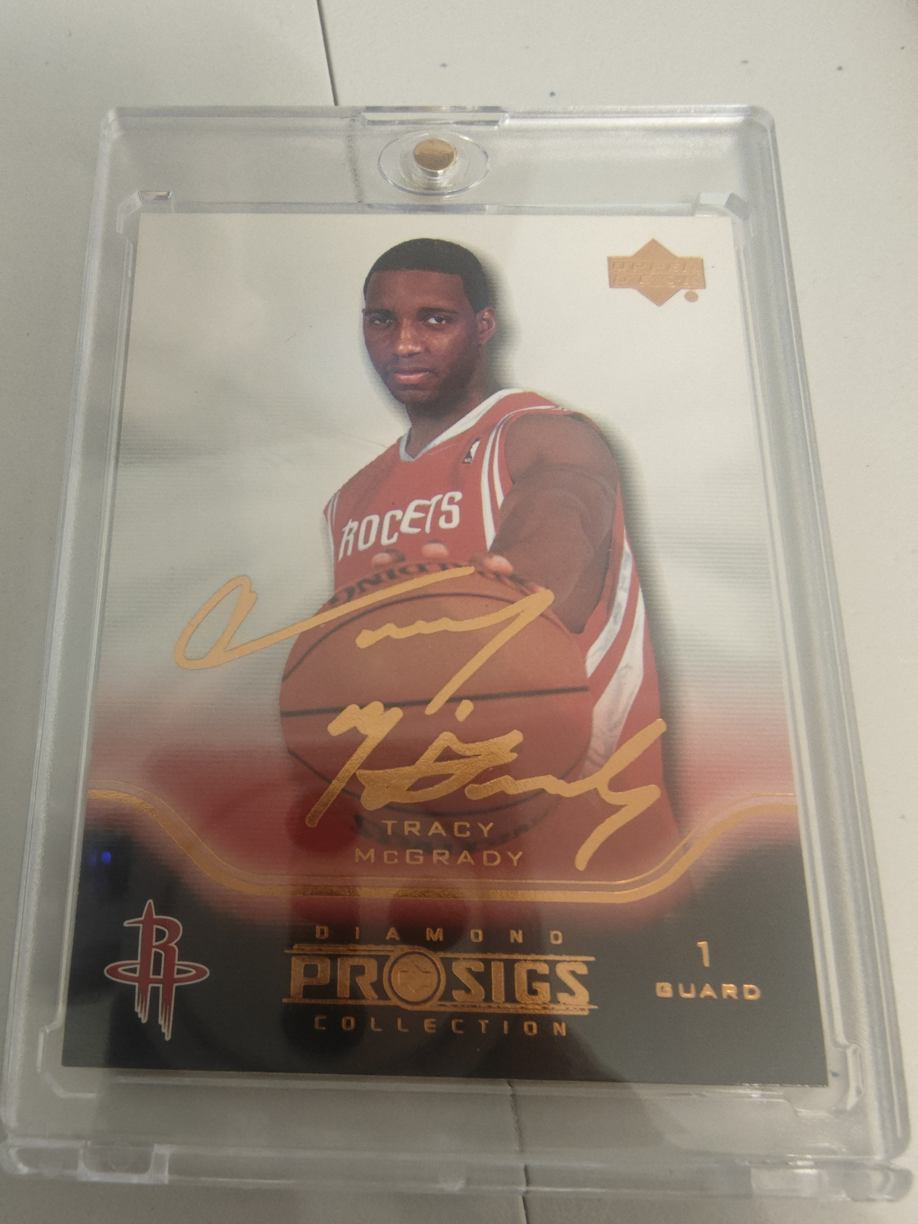 特雷西麦克格雷迪铜笔印签！