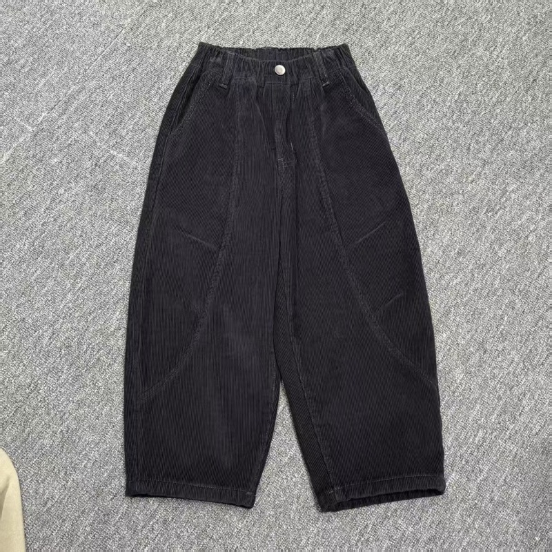 dadida/嗒嘀嗒冬季男童时尚舒适加绒休闲灯芯绒工装裤505320025