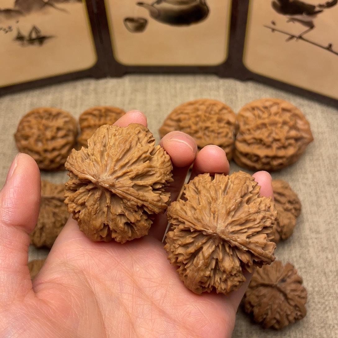 江***把件文玩核桃秦岭核桃19号