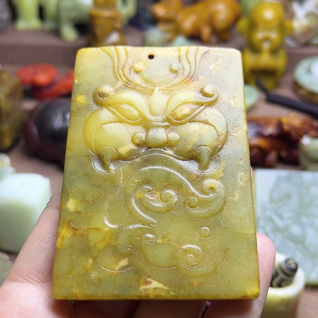 白玉菩提吊坠145。。