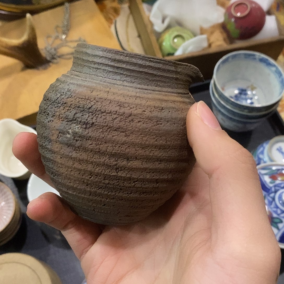 四***诗陶土小六古美术工艺品