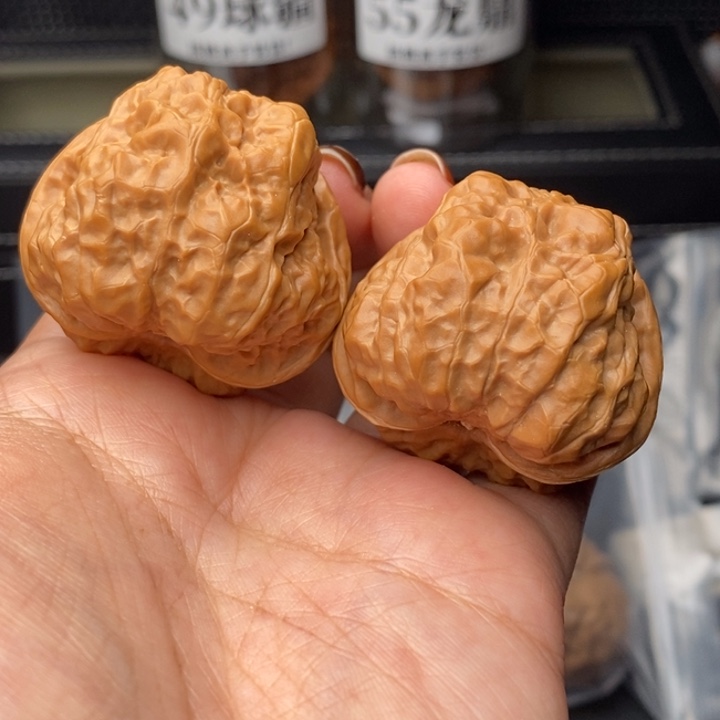 把件文玩核桃40三角蛙