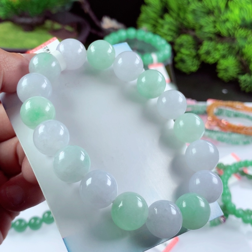 【闪购商品】翡翠毛衣链未镶嵌玉*双