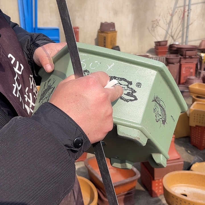 紫砂花盆紫砂等传统