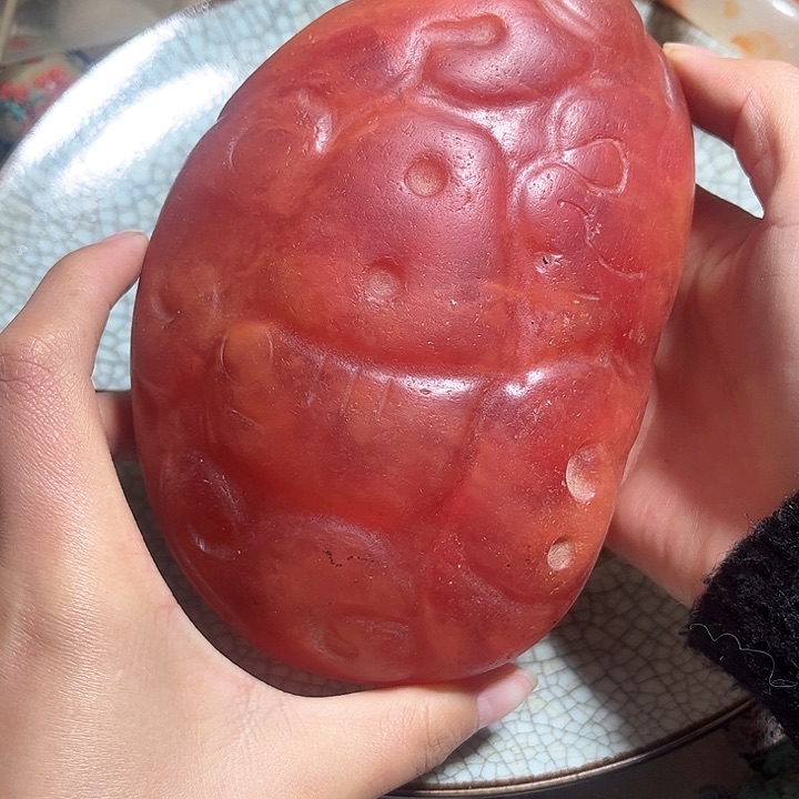 紫金钵盂菩提把件