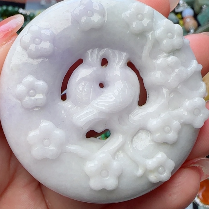 翡翠颈饰未镶嵌天然A货80