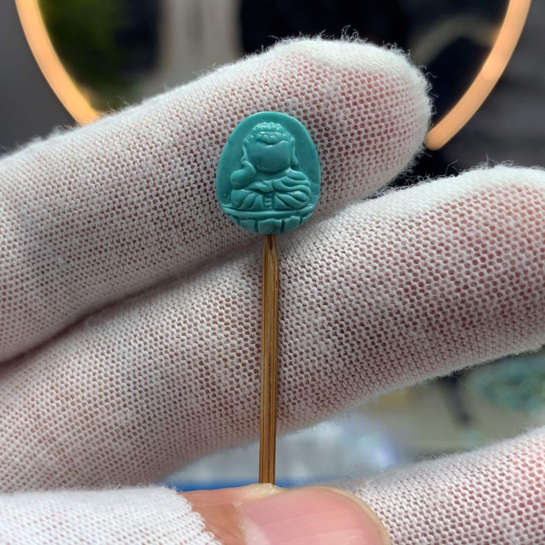 绿松石挂件未镶嵌