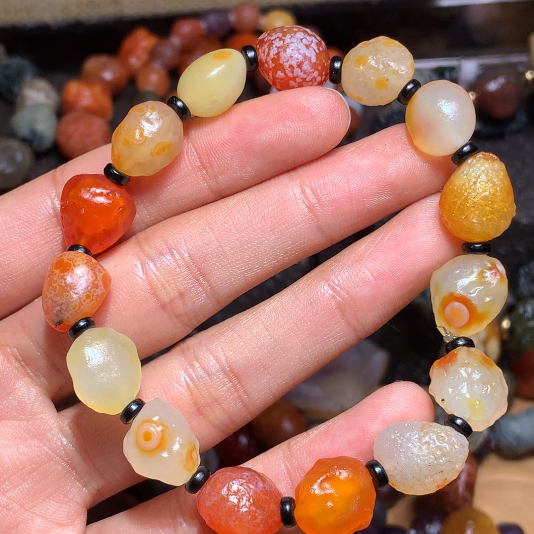 未镶嵌玛瑙/玉髓珠宝半成品