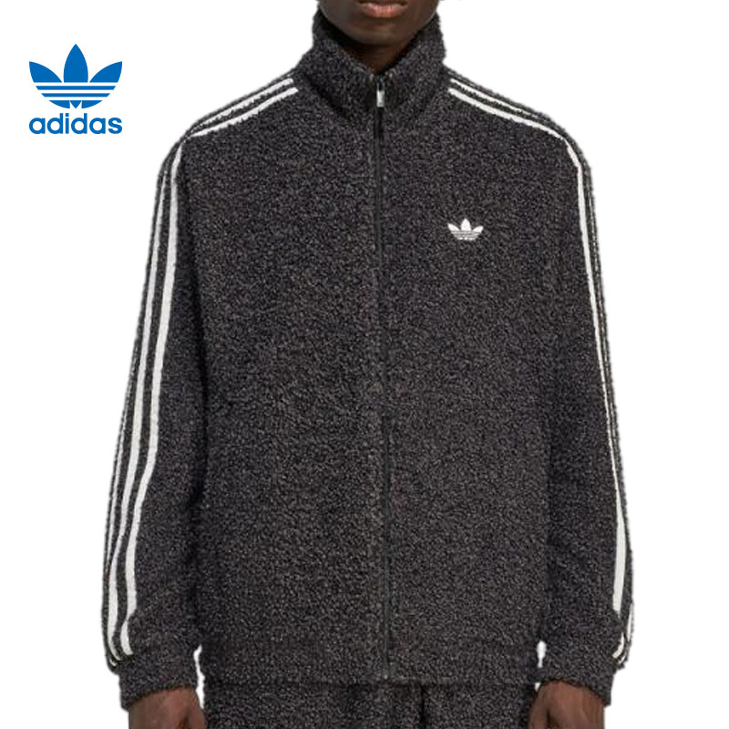 adidas阿迪达斯【环】三叶草男子运动休闲夹克外套KS5275