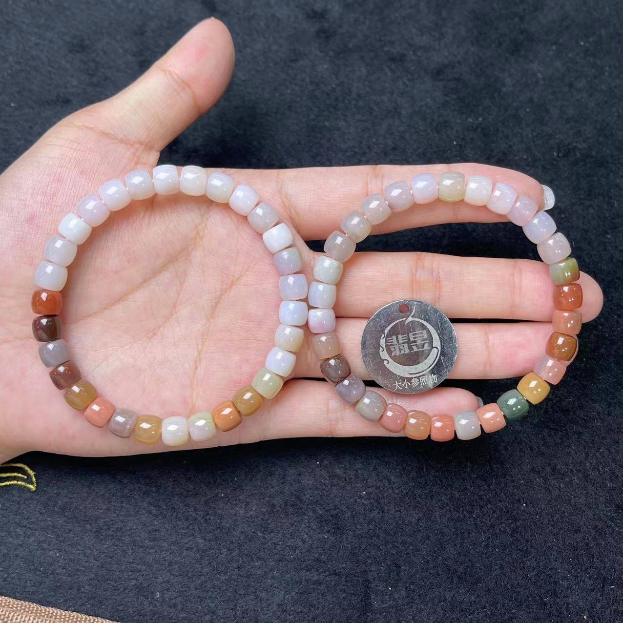 35185T08-3B25-528-盐源玛瑙手串/约7+/约28颗/-多样性发其一