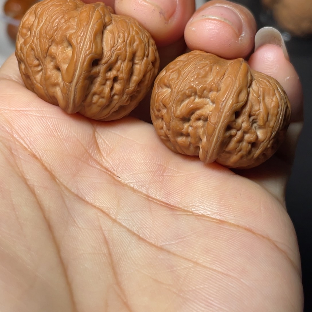 桃核把件30尺平谷元宝