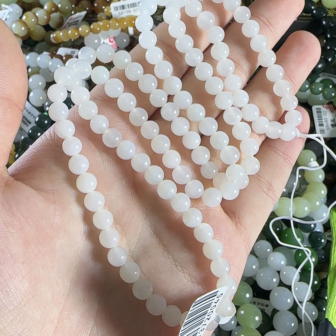 和田玉手链未镶嵌63