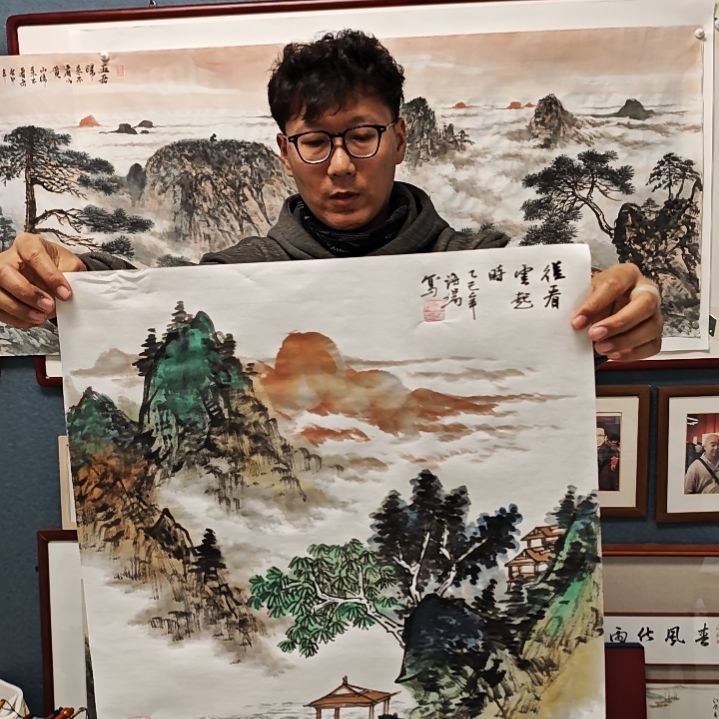 国画贾海瑞老师手绘