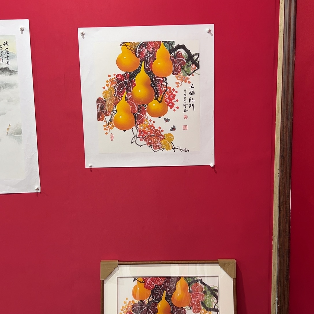 国画坤周艺老师作品欣赏花鸟