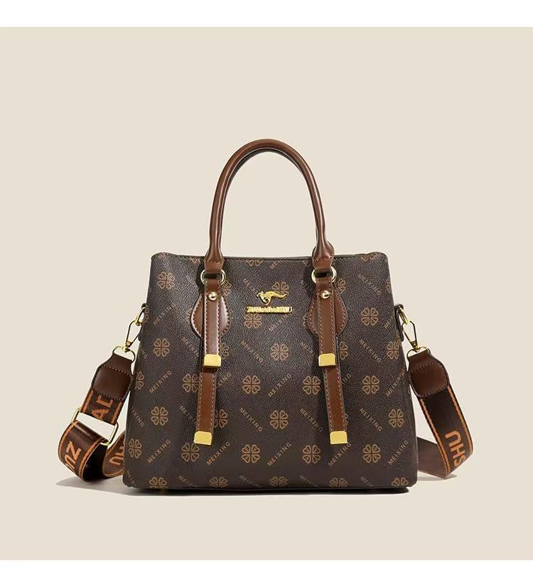 新款时尚四叶草手提妈妈包