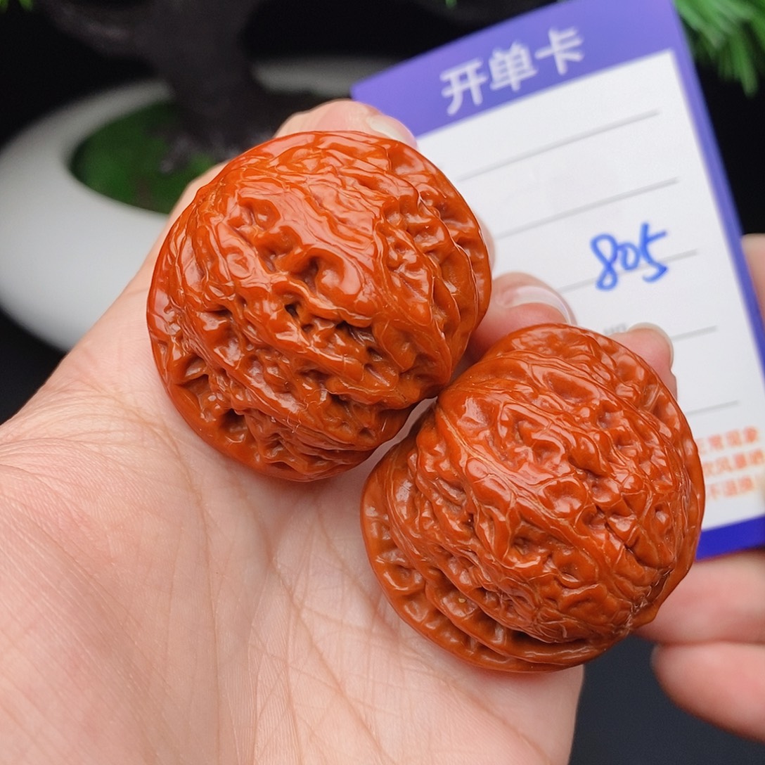 文玩核桃把件40铁锤805