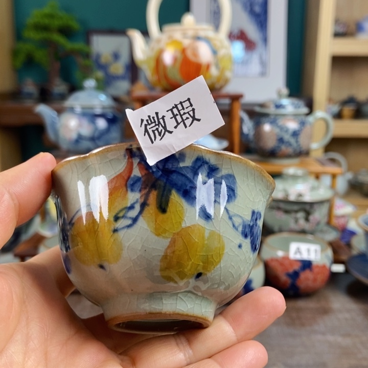 瓷片手工制作工艺精湛等特点