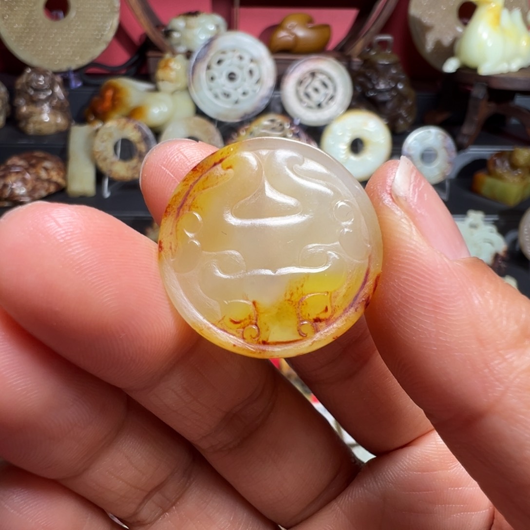 和田玉挂件未镶嵌