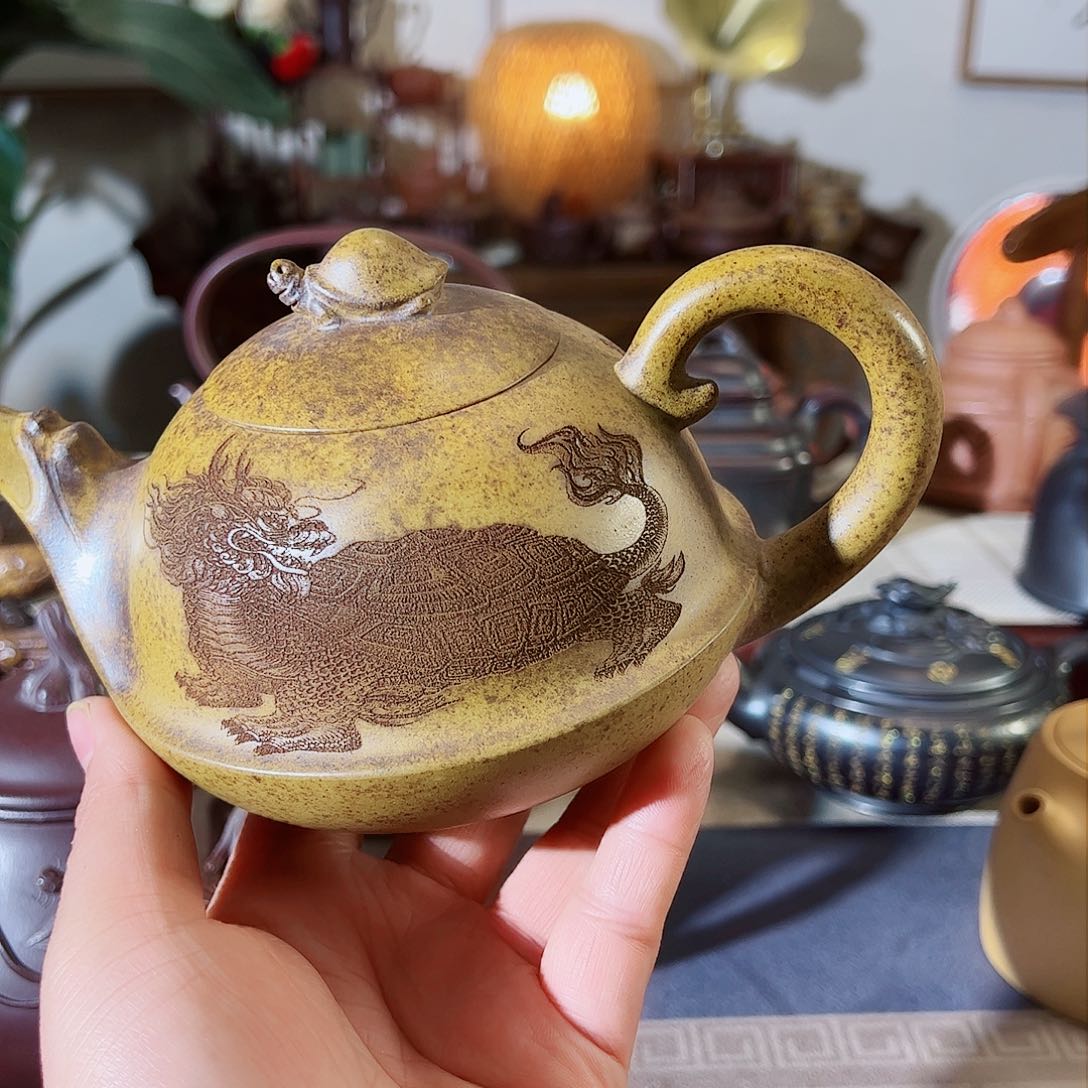 紫砂茶壶宜兴紫砂壶收藏起来