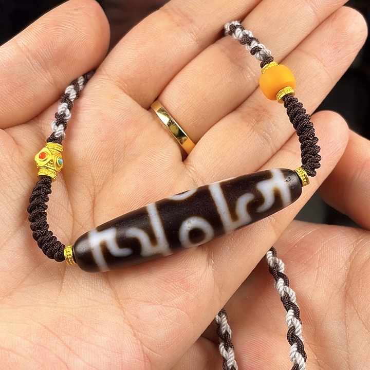 玛瑙/玉髓颈饰合金