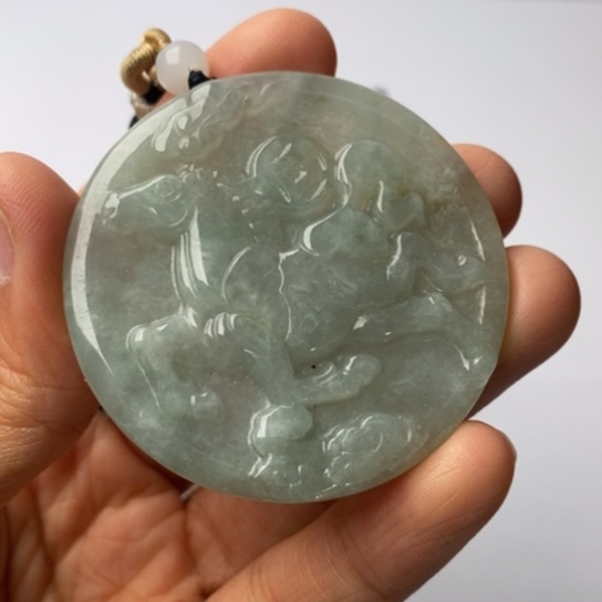 翡翠未镶嵌挂件翡翠