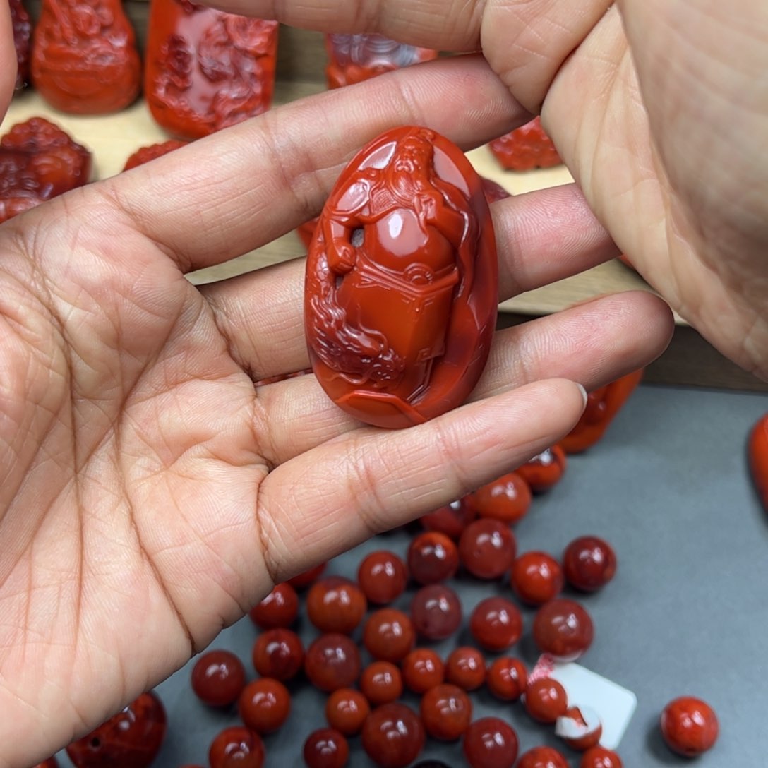 南红玛瑙吊坠(不含链)未镶嵌