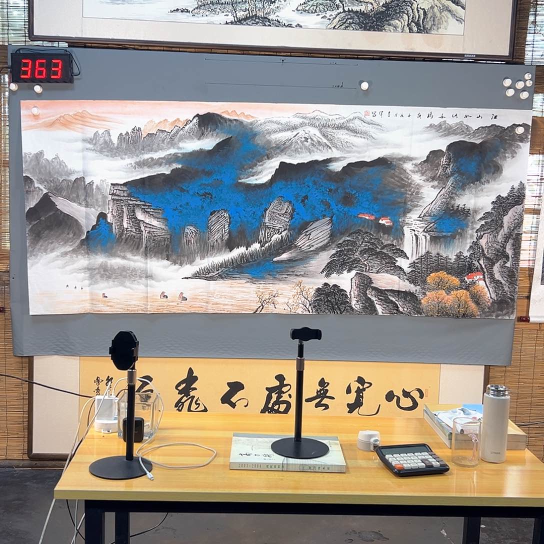 国画363 花鸟等各种花卉图案为