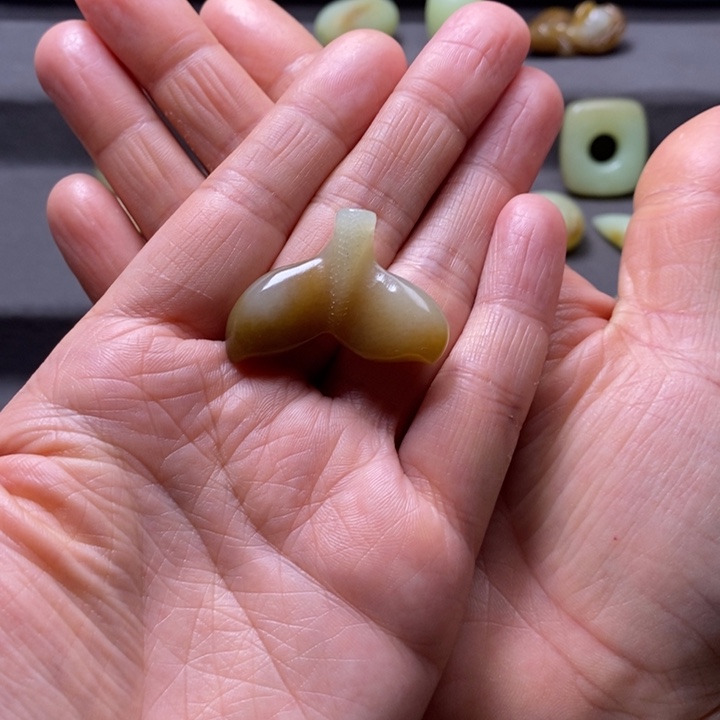 和田玉颈饰未镶嵌丽*@